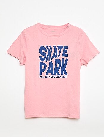 T-shirt imprimé à message