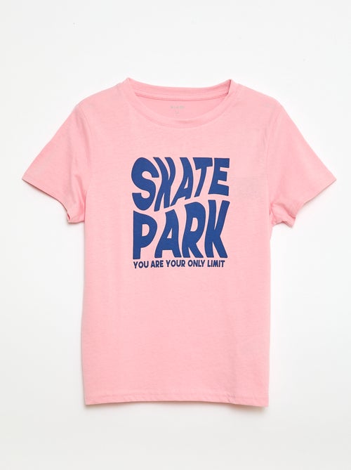 T-shirt imprimé à message - Kiabi