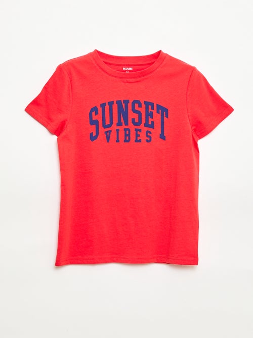T-shirt imprimé à message - Kiabi T-shirt imprimé à message - Kiabi