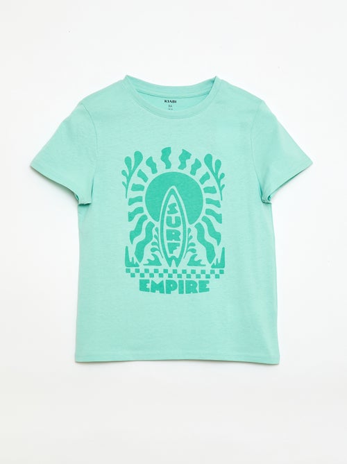 T-shirt imprimé à message - Kiabi