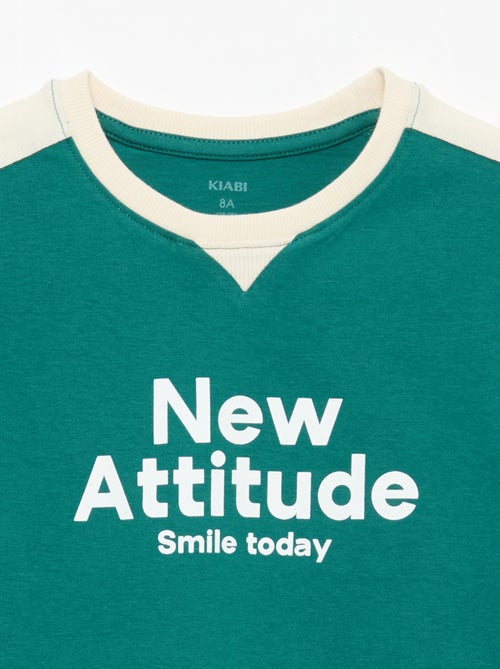 T-shirt imprimé à message - Kiabi