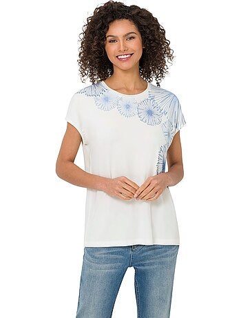 T-shirt Imprimé Accents Brillants - Taille Standard - helline