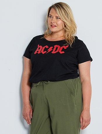 T-shirt imprimé 'AC/DC'