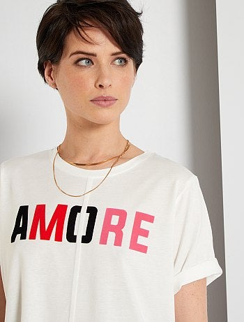 T-shirt imprimé 'Amore'