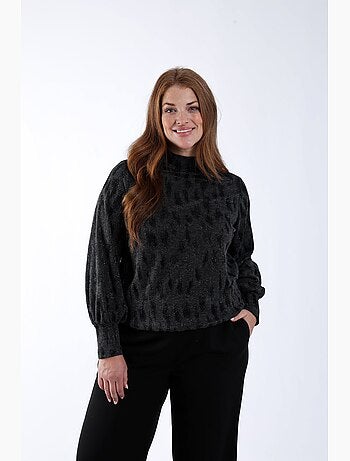 T-shirt imprimé animal avec lurex