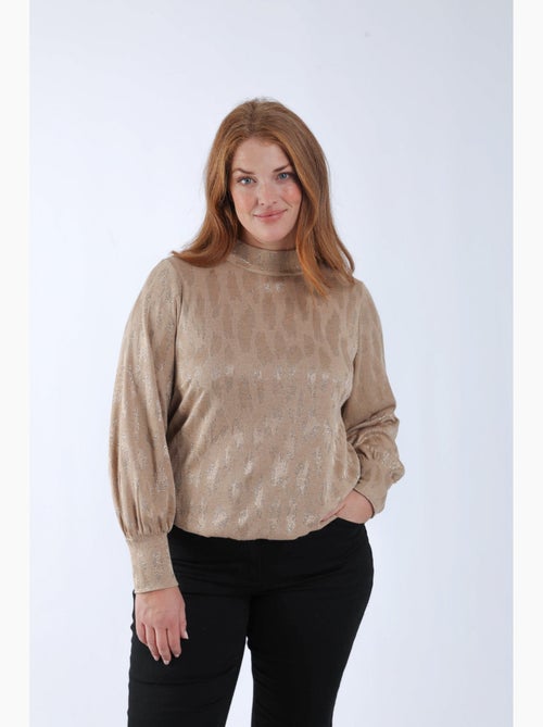 T-shirt imprimé animal avec lurex PAPRIKA - Kiabi