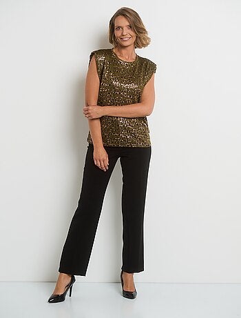 T-shirt imprimé animalier sans manches