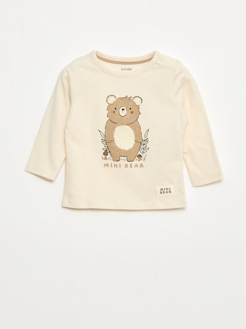 T-shirt imprimé animé Blanc - Kiabi