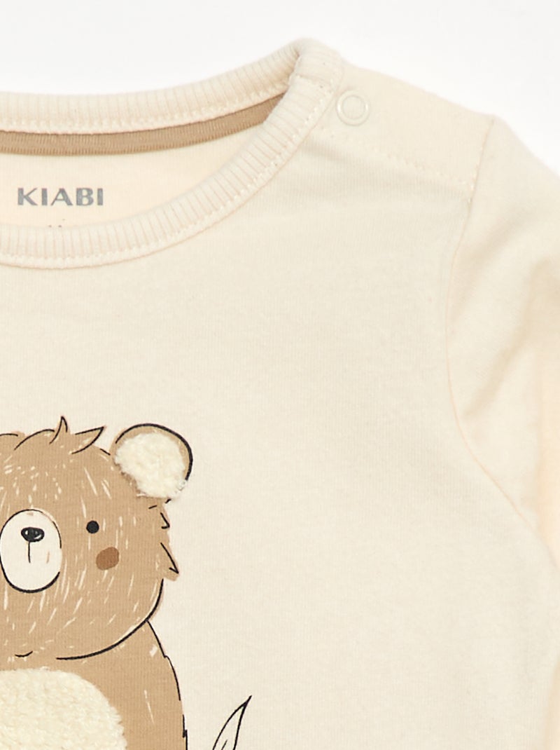 T-shirt imprimé animé Blanc - Kiabi