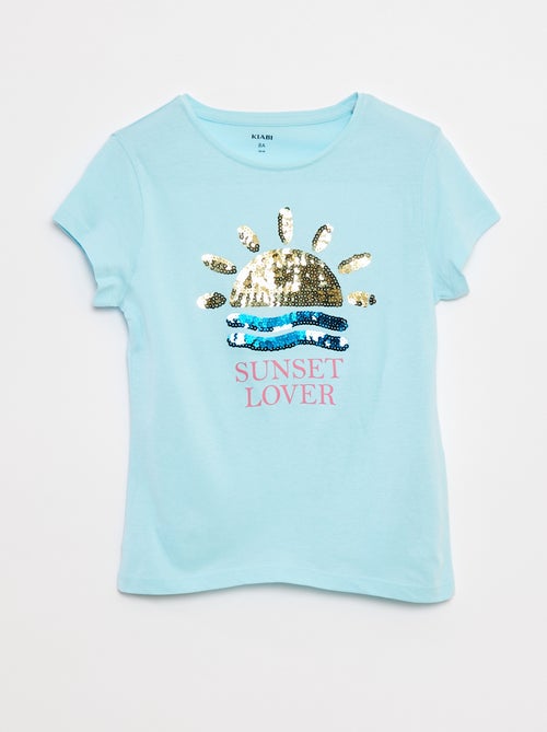 T-shirt imprimé animé manches courtes - Kiabi