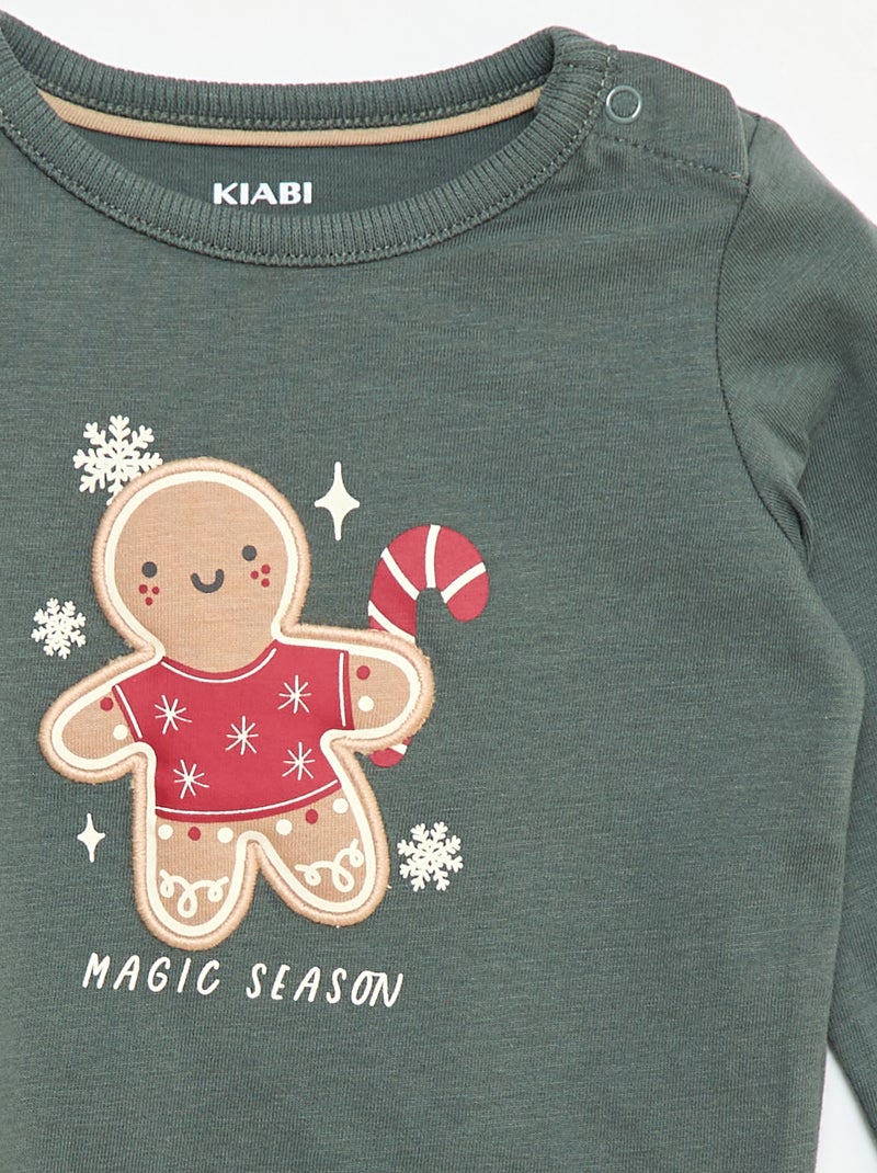 T-shirt imprimé animé Vert - Kiabi