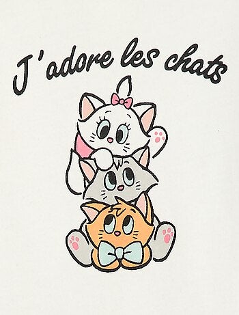T-shirt imprimé 'Aristochats' 'Disney'