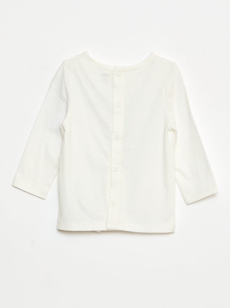 T-shirt imprimé 'Aristochats' 'Disney' Blanc - Kiabi