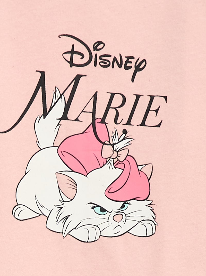 T-shirt imprimé 'Aristochats' 'Disney' Rose - Kiabi