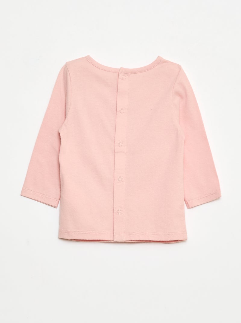 T-shirt imprimé 'Aristochats' 'Disney' Rose - Kiabi