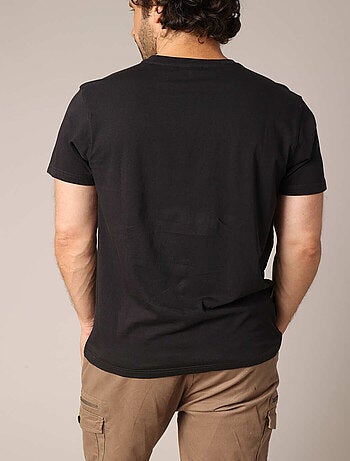 T-shirt imprimé as de pique effet vintage 'deeluxe'