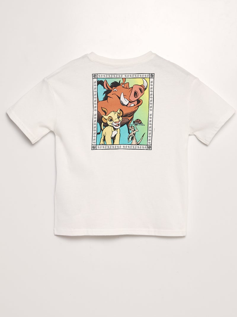 T-shirt imprimé au dos 'Mufasa' Beige - Kiabi