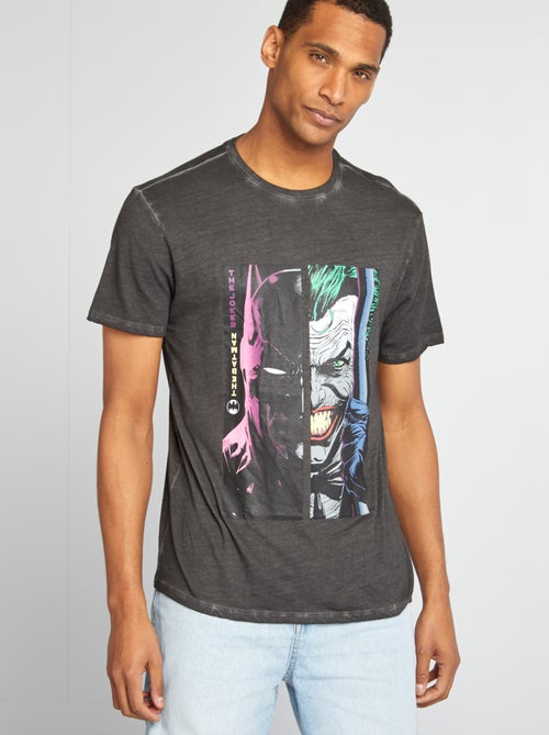 T-shirt imprimé 'Batman' 'Joker' 'Dc Comics' - Kiabi