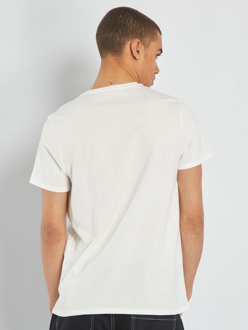 T-shirt imprimé Blanc - Kiabi