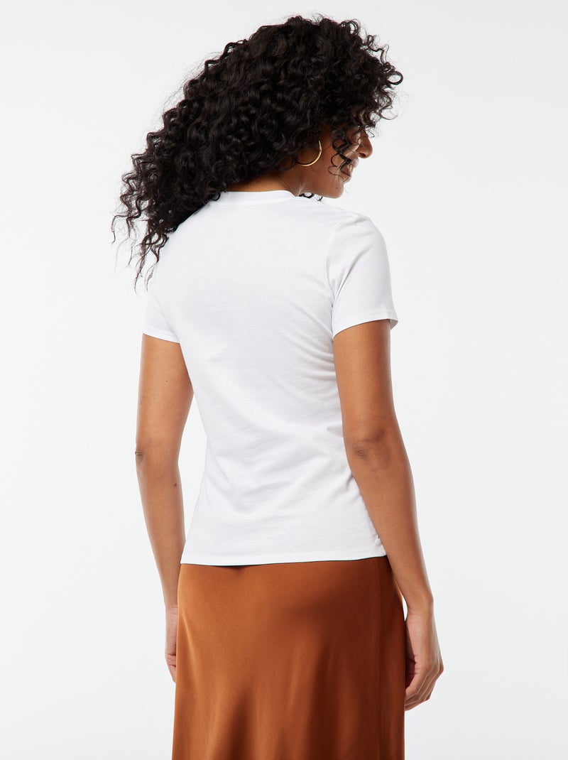 T-shirt imprimé Blanc - Kiabi