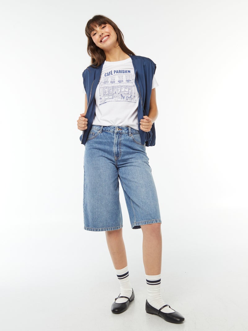 T-shirt imprimé Blanc - Kiabi