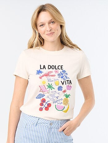 T-shirt imprimé