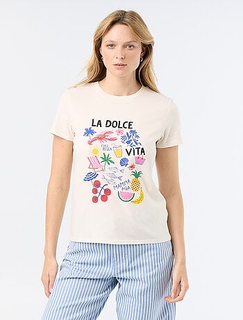 T-shirt imprimé