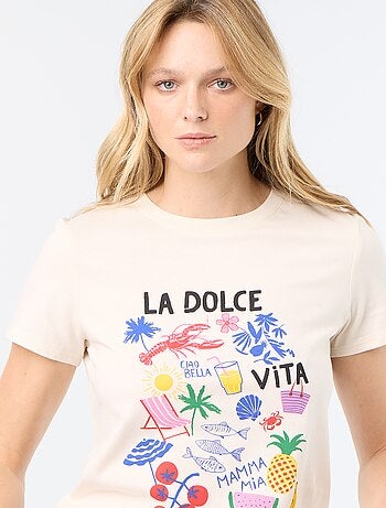 T-shirt imprimé