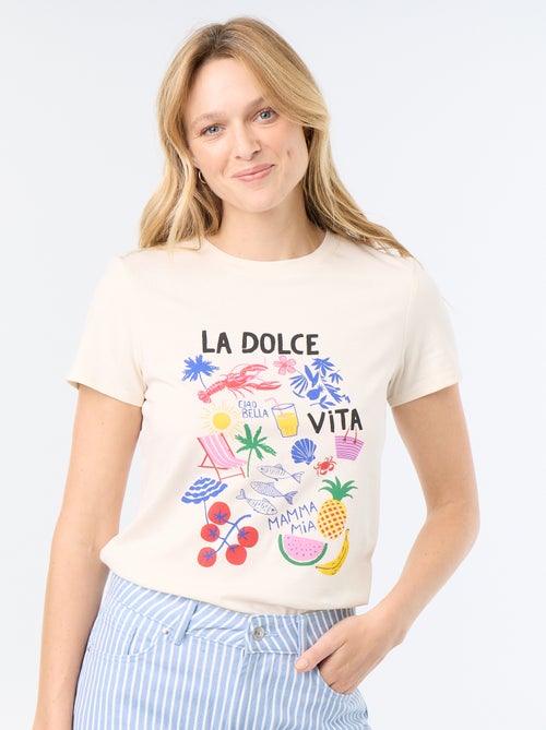 T-shirt imprimé - Kiabi