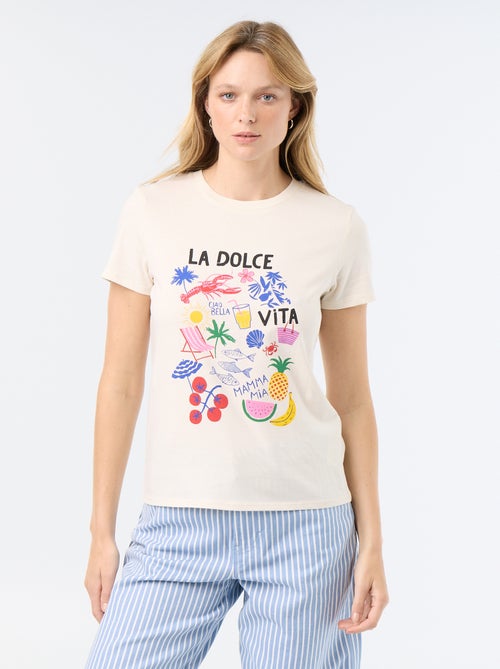 T-shirt imprimé - Kiabi