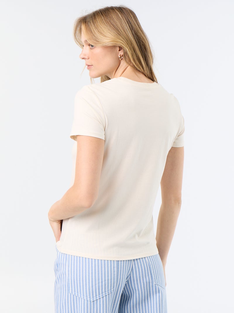 T-shirt imprimé Blanc - Kiabi