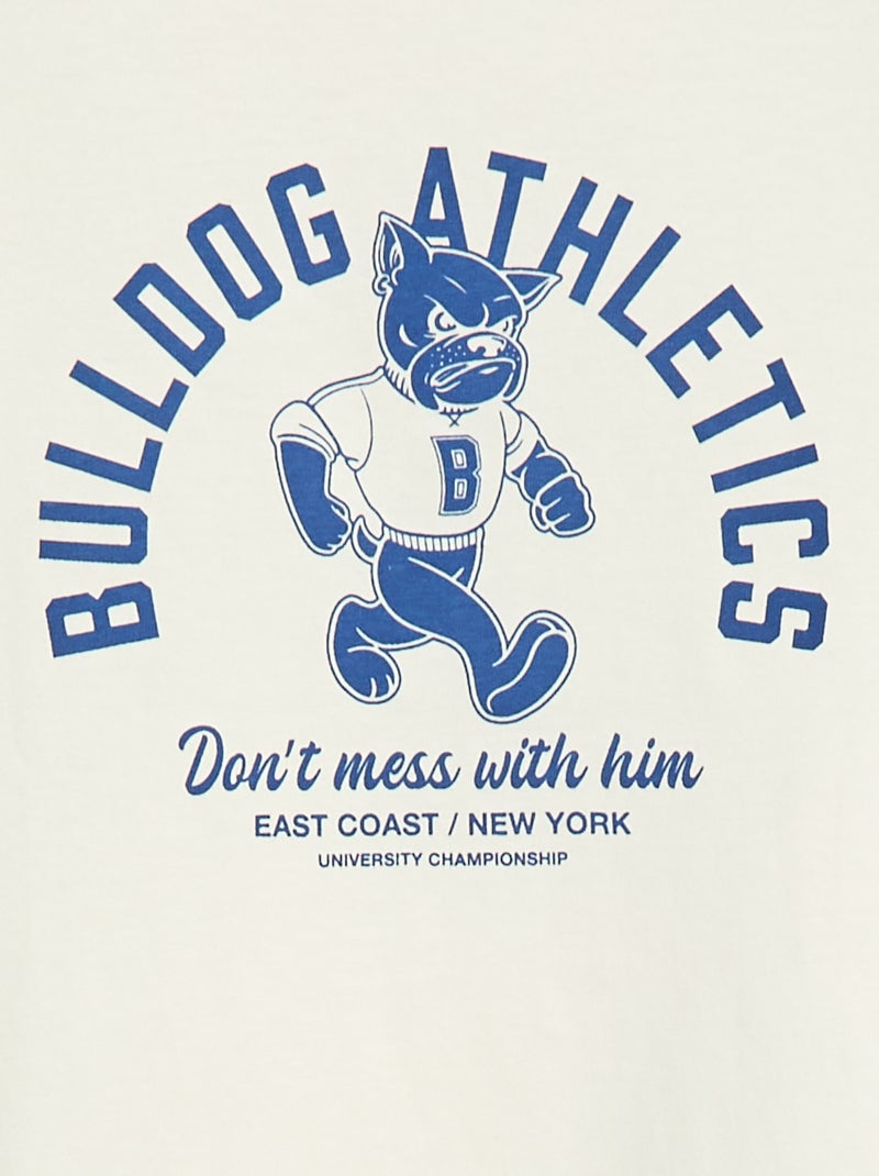 T-shirt imprimé Blanc - Kiabi