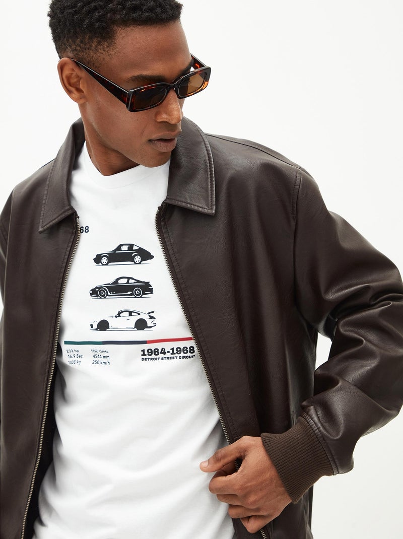 T-shirt imprimé Blanc - Kiabi