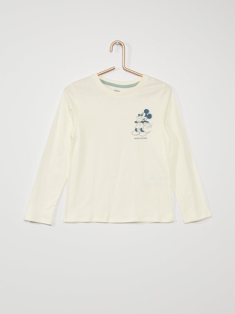 T-shirt imprimé blanc - Kiabi