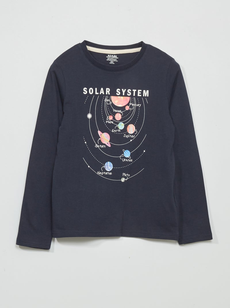 T-shirt imprimé Bleu - Kiabi