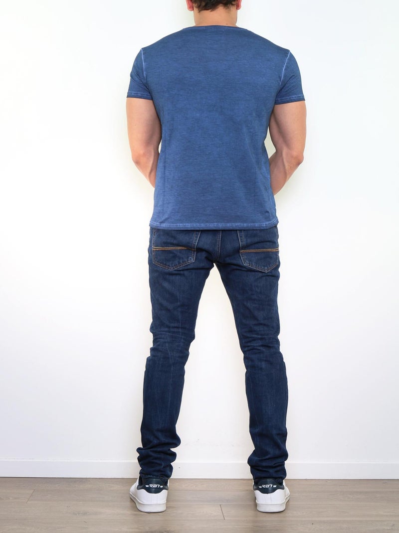 T-shirt imprimé Bleu - Kiabi