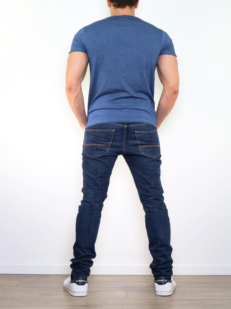 T-shirt imprimé Bleu marine - Kiabi