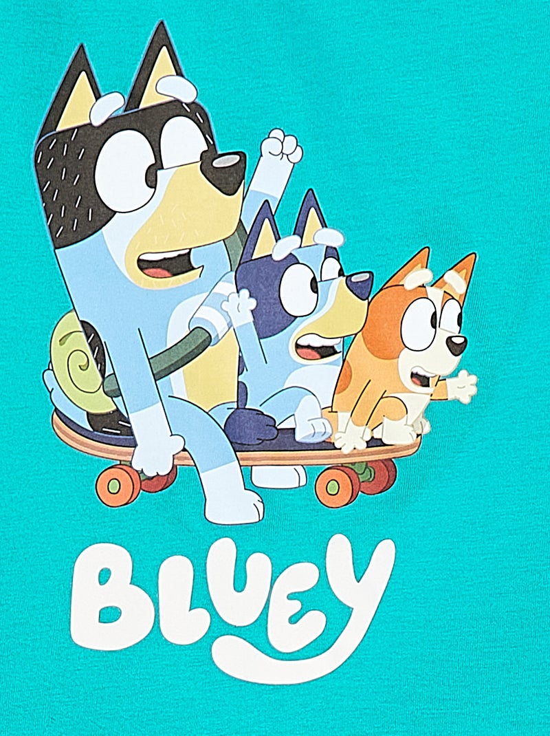 T-shirt imprimé 'Bluey' manches courtes VERT - Kiabi