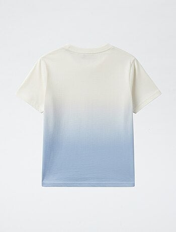 T-shirt imprimé 'Bluey' style dégradé en coton