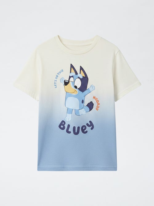 T-shirt imprimé 'Bluey' style dégradé en coton - Kiabi
