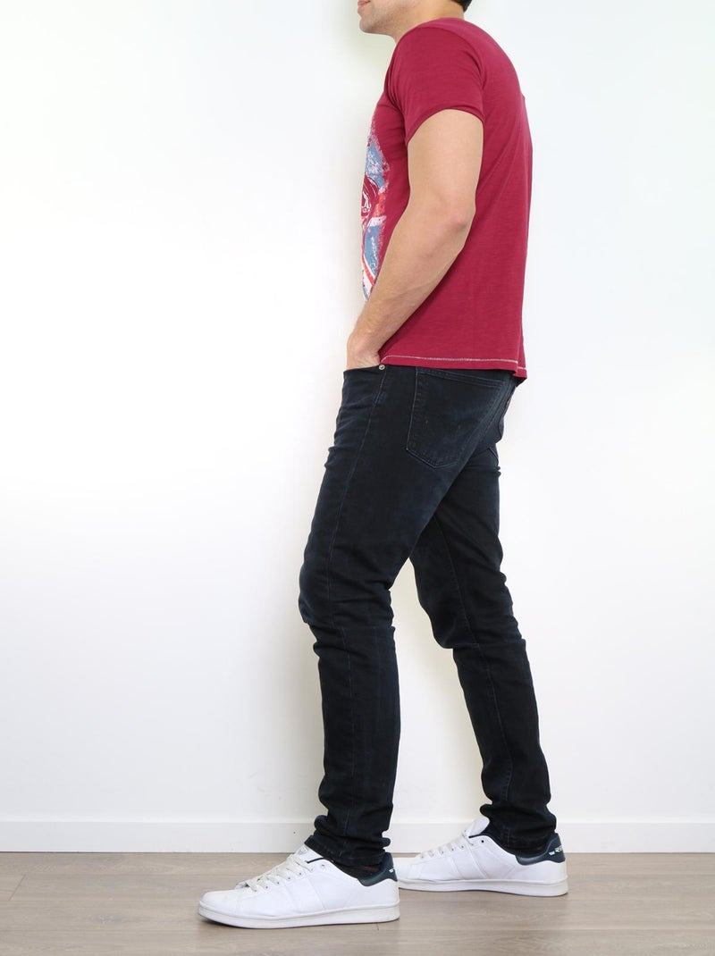 T-shirt imprimé Bordeaux - Kiabi