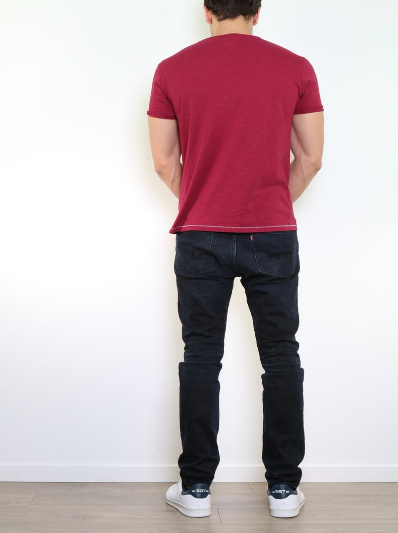 T-shirt imprimé Bordeaux - Kiabi