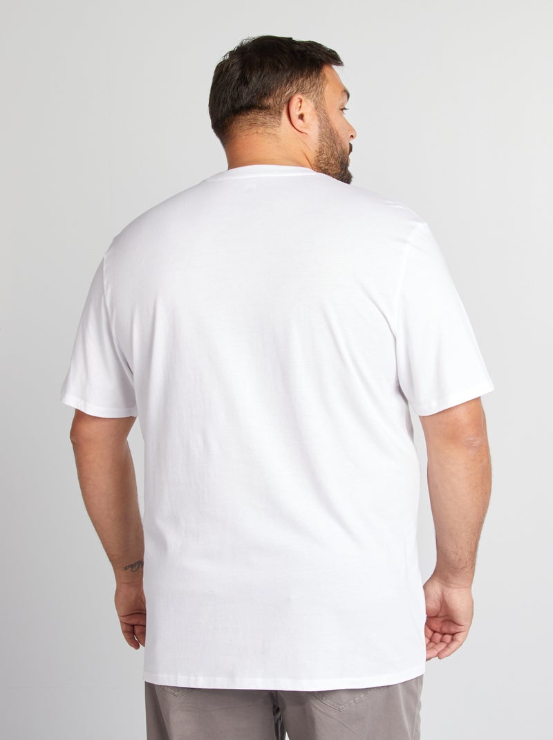 T-shirt imprimé 'Captain America'  'Marvel' BLANC - Kiabi