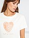     T-shirt éco-conçu 'coeurs' vue 1
