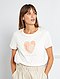     T-shirt éco-conçu 'coeurs' vue 3
