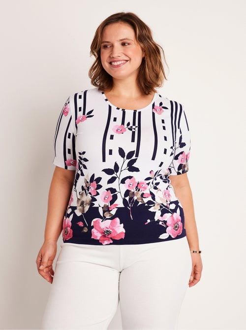 T-shirt imprimé court - Kiabi