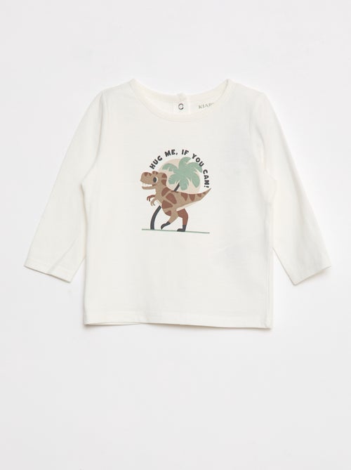 T-shirt imprimé dino - Kiabi