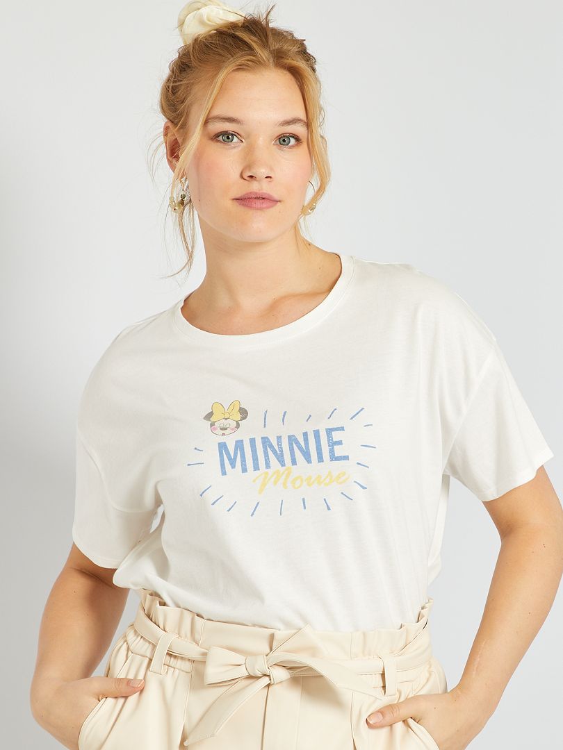 T-shirt imprimé 'Disney' blanc - Kiabi