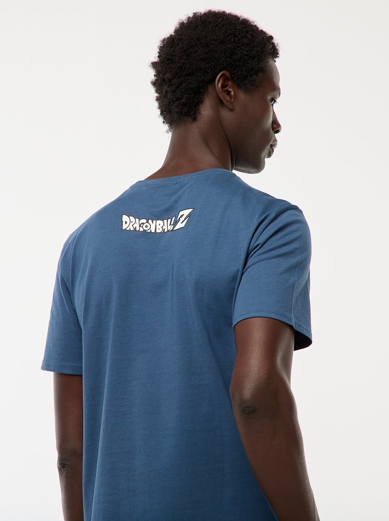 T-shirt imprimé 'Dragon Ball' à manches courtes Bleu - Kiabi