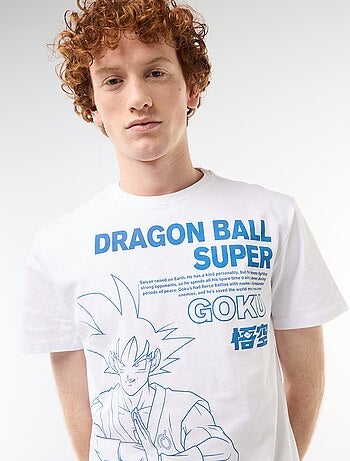 T-shirt imprimé 'dragon ball' en coton